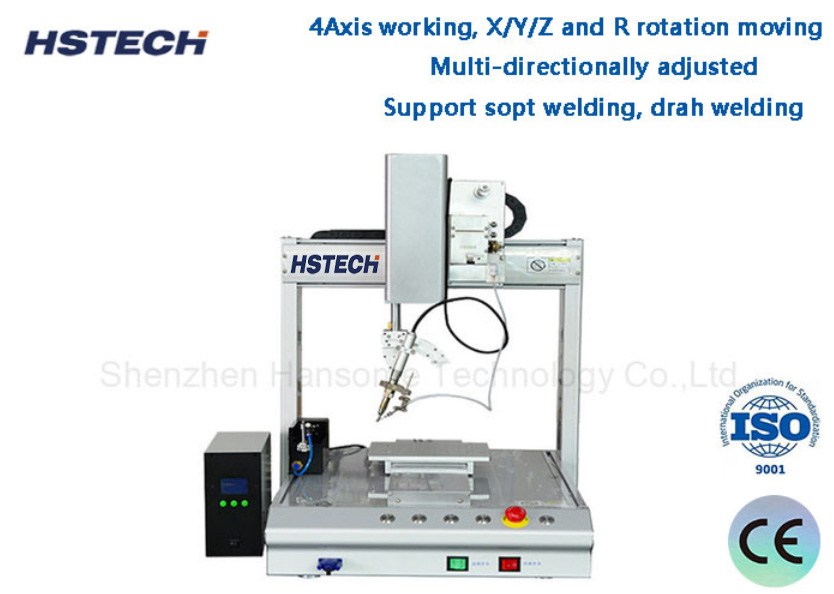 Multiple Axis Automatic Solder Machine 360 Degree Rotation Control Board Driven HS-S331R