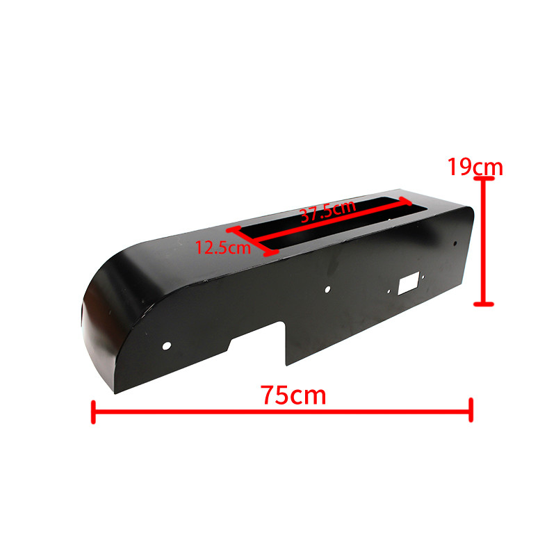 Black Tail Lamp Cover 14100744-B2 Iron Tail Light Cover Left For Benz Spare