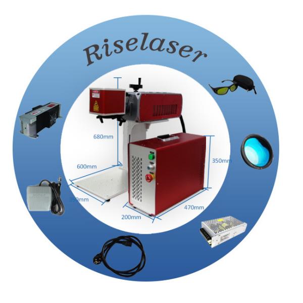 20W 30W 50W 70W Small Portable Fiber Laser Marking Machine Can Cola Desktop