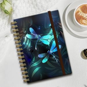 Customizable Spiral Hardcover Notebook Personalization Option Logo Printing for