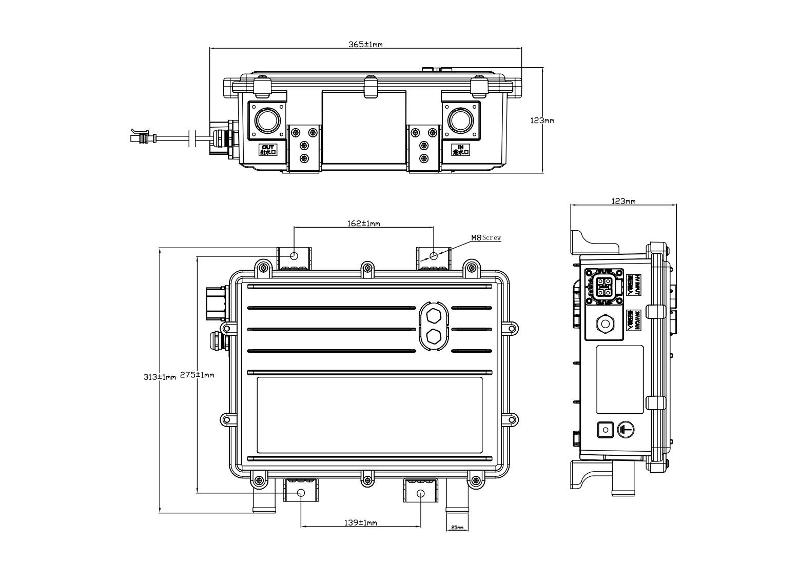 Automotive High Voltage Ptc Heater Booster