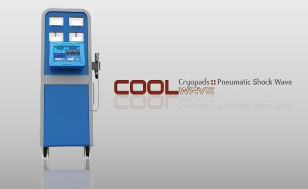 Dual Air Pressure Shockwave Therapy Machine Fat Reduce Cryotherapy Slimming