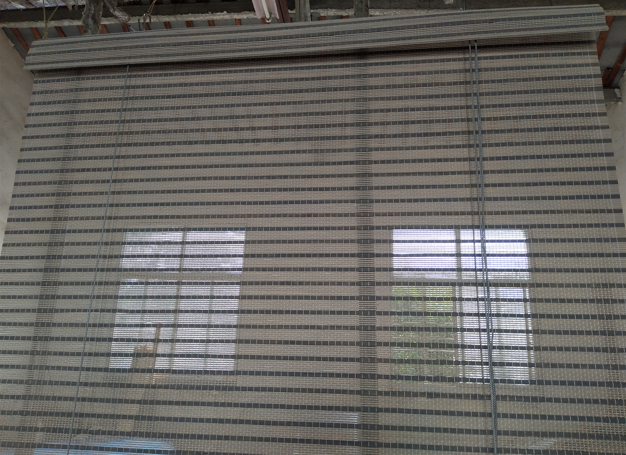 1.6m 2.1m Width Roman Bamboo Kitchen Blinds