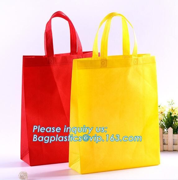 Customized Non Woven Shopping Bag Logo Printing Non Woven Bag With Tote, gift advertisement Reusable non woven shopping