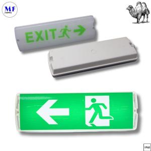 China SAA / CE 8W IP65 AC220V-240V Waterproof Battery Rechargeable Bulkhead Exit Sign LED Emergency Light for Office Factory Hotel Parking Lot on sale