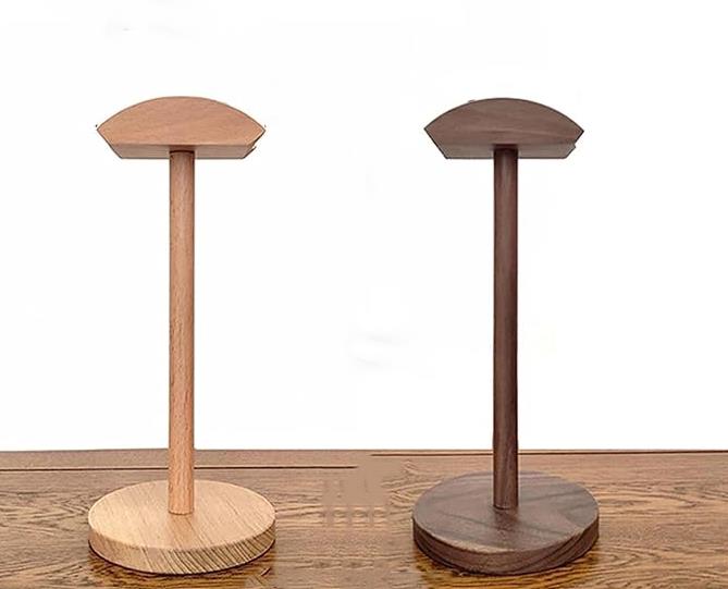 Wooden Headset Holder. Storage and Gaming Stand. Anti-Slip with Solid Base. Earphone Accessories