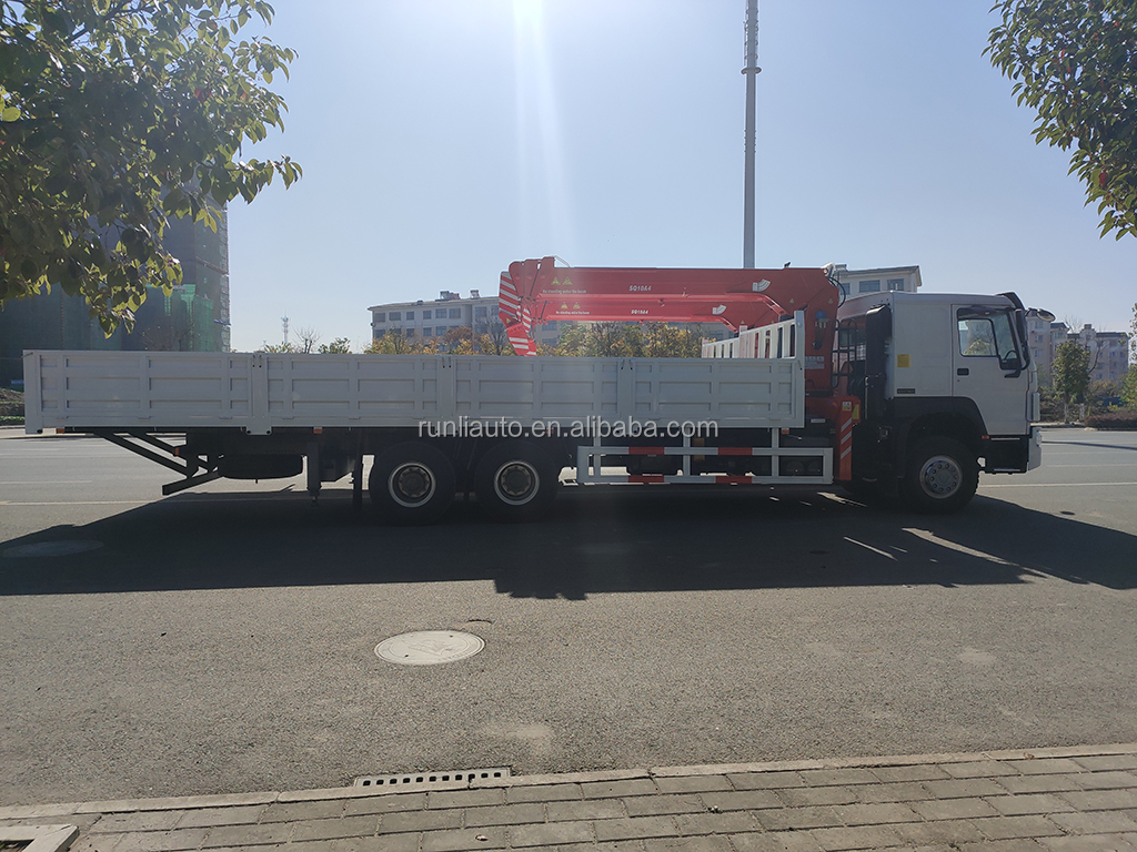 SINOTRUK HOWO 10 Ton Mobile Crane Truck 6x4 Hydraulic Truck Mounted Cranes