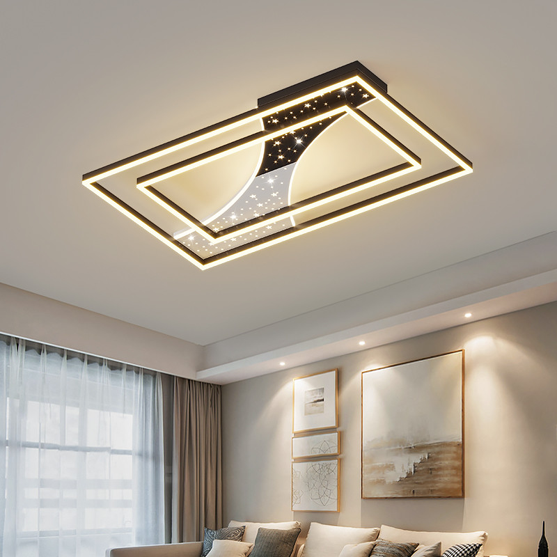 Modern Led Ceiling Lights Art Deco Star Indoor Lighting Living Room Bedroom Round ceiling lamp(WH-MA-200)