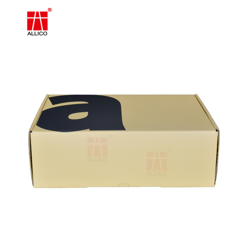 Book Shape Folding Box Printable Logo Gift Box Corrugated Packaging Box