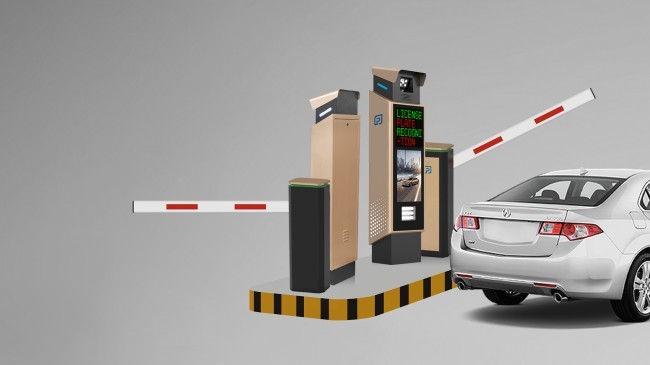Advanced Parking Management Solution With LPR Camera And Single LED Display