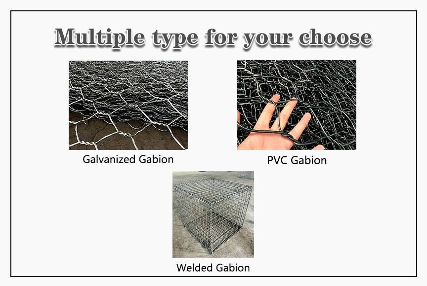 1mx1mx0.5m Wire Mesh Gabion Basket Hot Galvanized Heavy