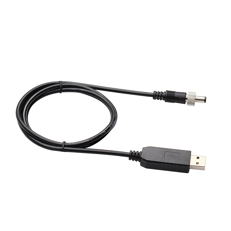 USB 5v to 12V DC screw mount connector cable