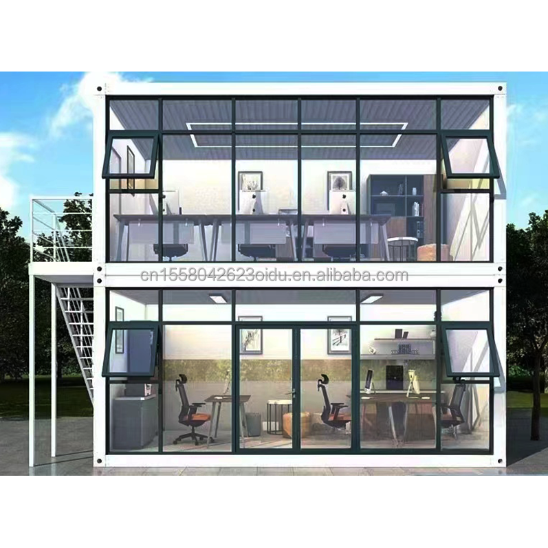 Galvanized Steel Bending Prefab Container Workers Dormitory with 50/75/100mm Wave Sandwich Panel Wall