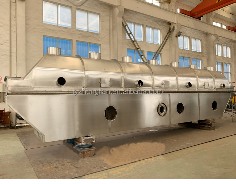 Boiling Spray Granulation high production horizontal fluidized jet mill sodium chloride vibrating fluid bed dryer drying machine