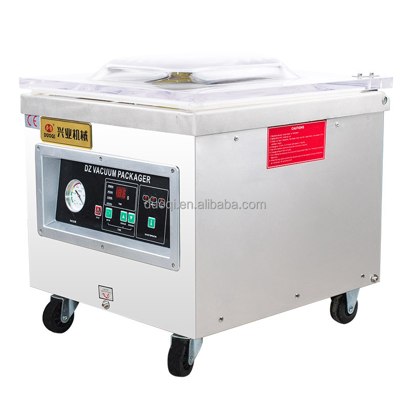 DUOQI DZ-360 Stand Type Double Sealing Bar Vacuum Packaging Machine 550610850 mm Size