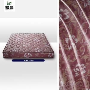 Soft width 2.2m Knitted Mattress Fabric Double Brushed Poly Knit Fabric