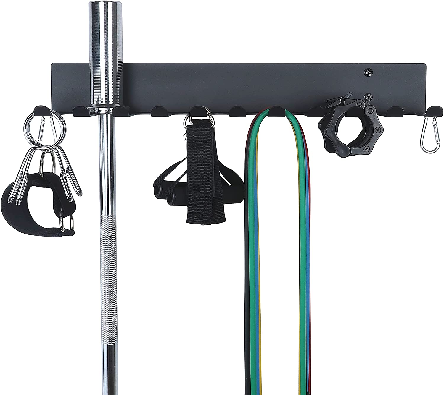 11 Cable Slots Wall Mountable Cable Hanger and Rack Organizer with Solid Power Coating