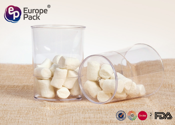 Disposable Small Dessert Cups Ps Container 6.5Cm Hight , 4.8Cm Top Diameter