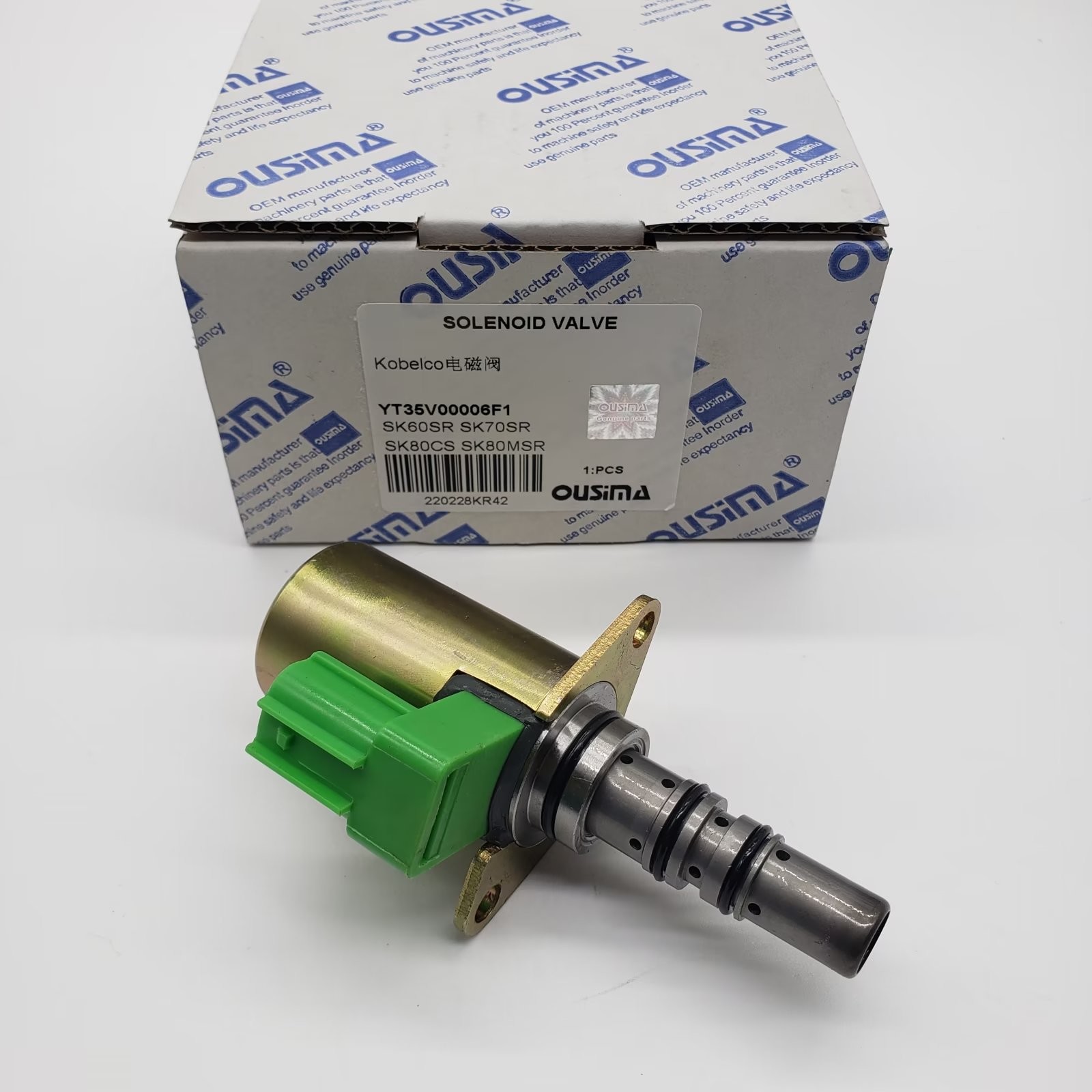 YT35V00006F1 Excavator Solenoid Valve For KOBELCOSK60SR SK70SR SK80CS SK80MSR