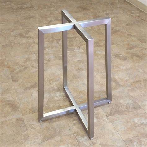 Customized Furniture Leg Metal Bar Table Base Frame with Adjustable and Black Finish