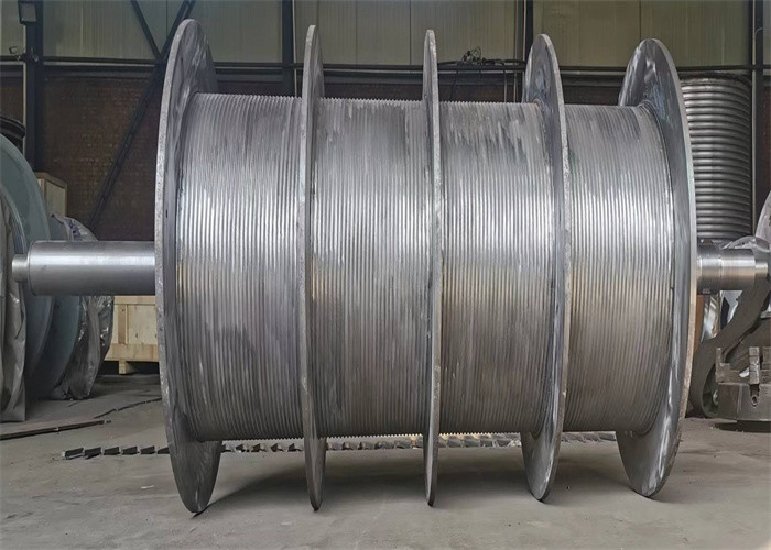 Quadruple Lebus Grooved Cable Winch Drum, Can Simultaneously Coil And Release Rope