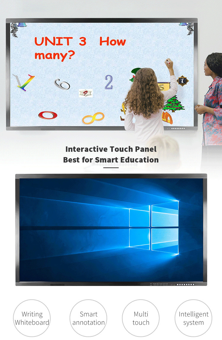 ​School Teaching Smart Interactive Whiteboard All In One Conference Interactive Whiteboard