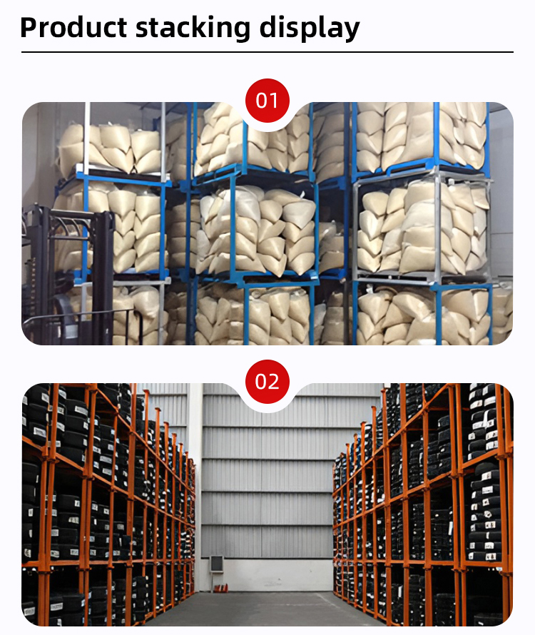 Durable Warehouse Metal Stack Racks For Easy Handling Save Storage Space