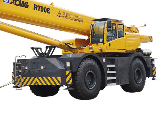 CE GOST Certificate Boom Truck Crane 90Ton RT90E RT90U Technology From Europe