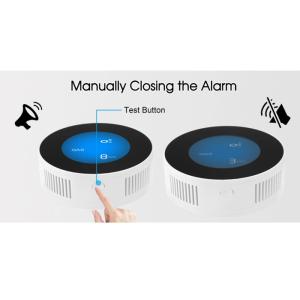  Wireless Kitchen LPG Gas Smoke Detector APP Control Wall Mounting For Home Security Manufactures