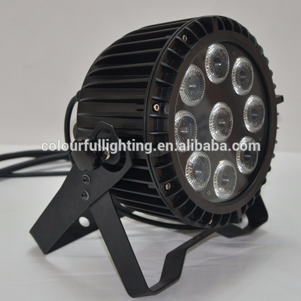 9X15W Silent IP65 RGBAW 5in1 Waterproof PAR LED Outdoor Flat PAR LED (5).JPG