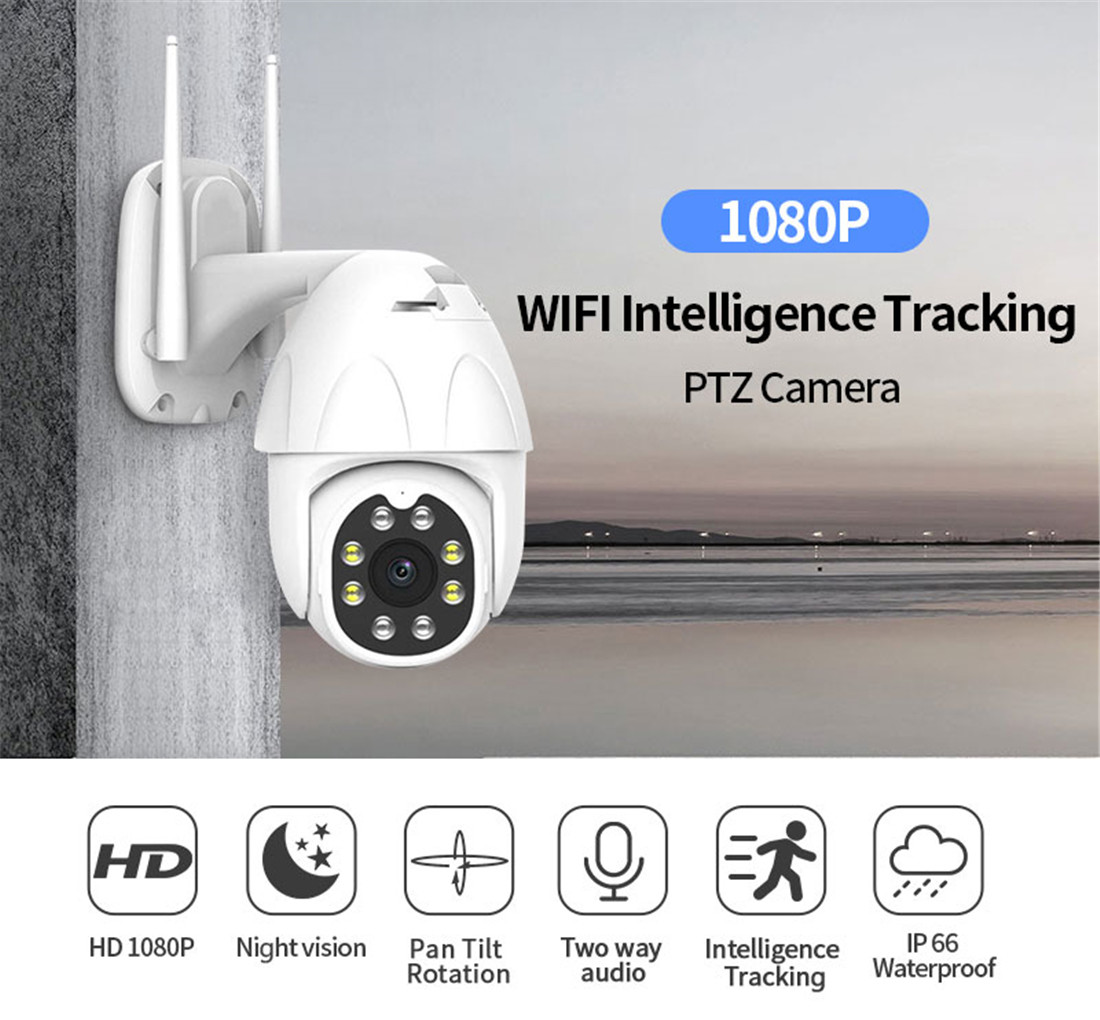 Outdoor PTZ Camera IP65 With Dual light control(TV-9825A-2MP)