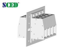  Industrial High Voltage Through Panel Terminal Blocks Double Decks Manufactures