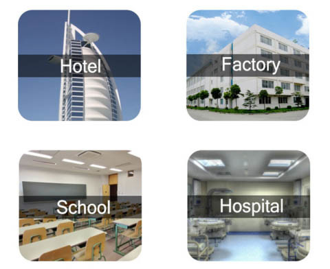 ABS Frame Engraved Pattern 50hz LED Emergency Exit Sign