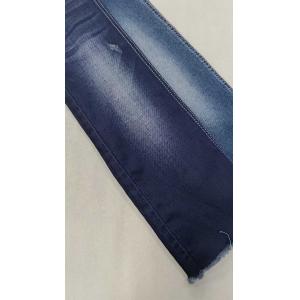 China Siro dobby 8.8oz Medium weight  Dark indigo with full width 150cm Construction 21*200/40+21 Denim fabric  JSD3308 for jeans on sale