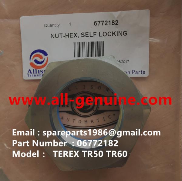 ALLISON TRANSMISSION 6772182 SELF LOCKING NUT TEREX TR35A 3305F 3305G 3305K