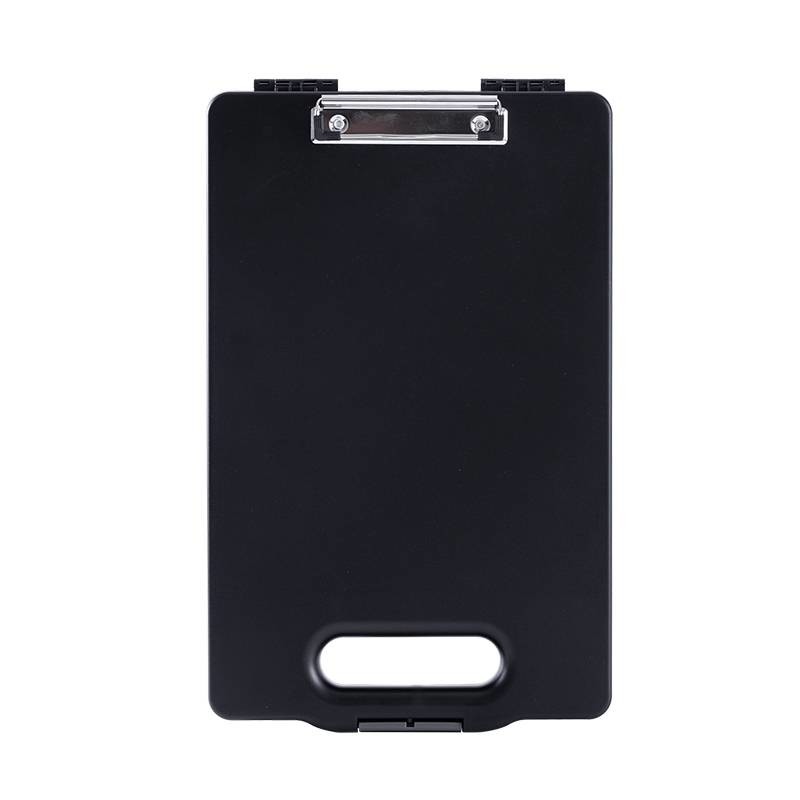 Break Resistant Portable A4 File Box Transparent Plastic Box OEM 20.1*40.5cm