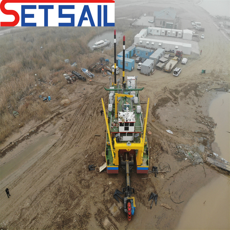 High Capacity Diesel Engine Wheel Bucket Dredger for Dredging Project
