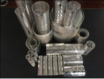 spiral welded 316L perforated center tube stainless steel air 304 center core