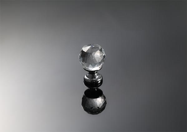 Glass Diamond Furniture Handles And Knobs , Antique Furniture Hardware Cabinet