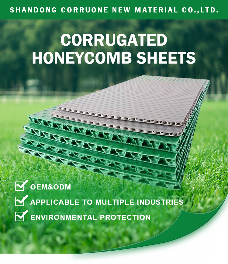 Shockproof 2mm PP Honeycomb Sheet Polypropylene Honeycomb Panels