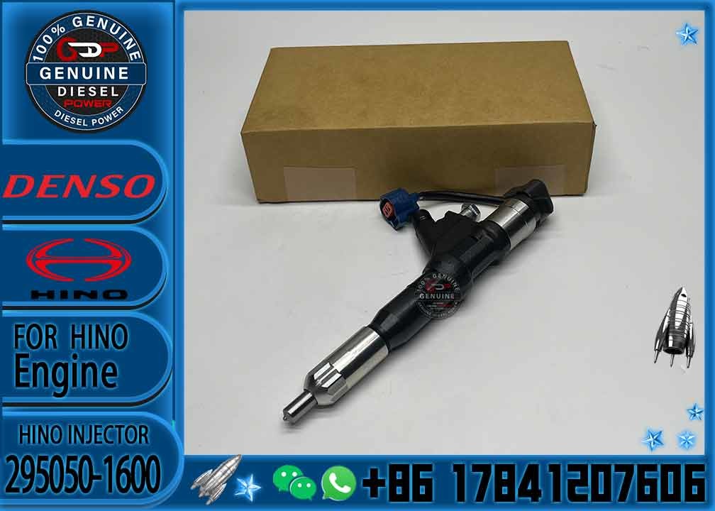 Common rail Injector 295050-1600 295050-1890 095000-5220 095000-5221 fuel injector for HION E13C 700 engine part injecto