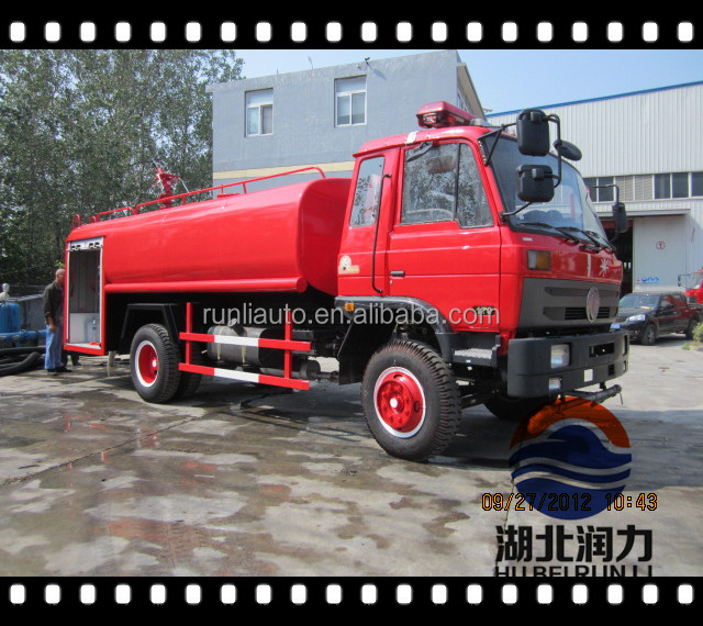 Auto SCS Dongfeng Firefighter Rescue Truck Chassis 4x2 Water Curtain Fire Sprinkler
