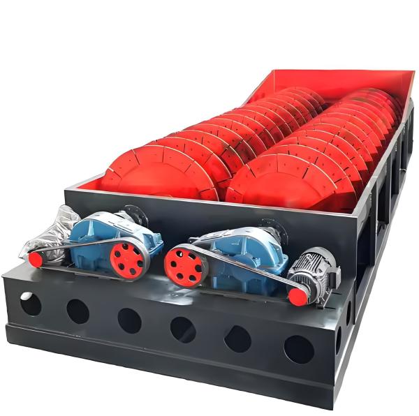 Dual-Spiral Rod Cleaning Machine for River Sand, Quartz Sand, and Gravel Fine