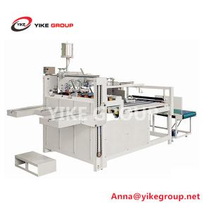 YK-2400 Semi Automatic Folder Gluer Machine for Corrugados Carton Box making
