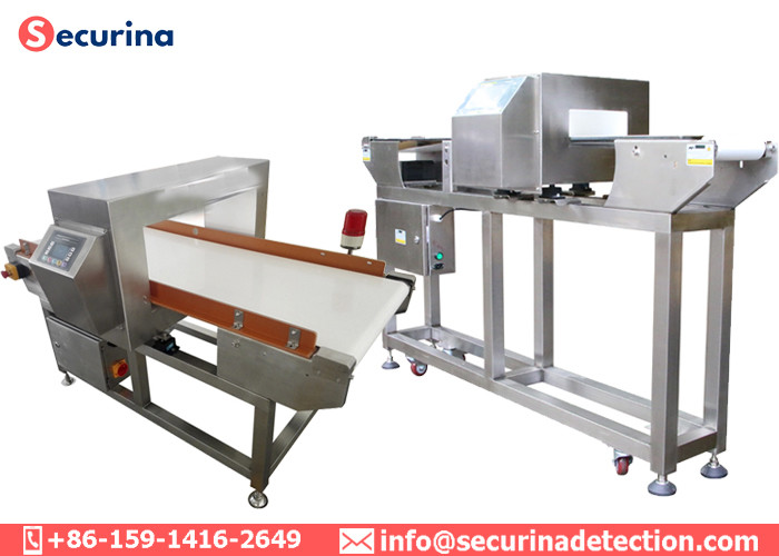 High Sensitivity Industrial Metal Detector Conveyor 300 - 450mm Detection Standard Width