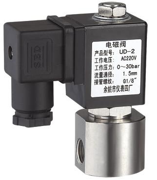 stainless steel miniature solenoid valve direct acting normally closed NC ac220v