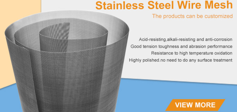 Plain Dutch Weave Stainless Steel Wire Mesh Filter Screen For Classifying