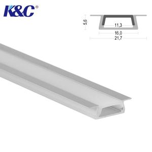 China T8 Temper LED Strip Aluminum Profile PC PMMA 6063 T5 Recessed on sale