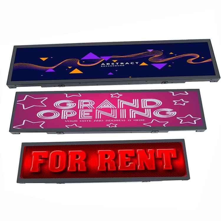 Digital Shelf Edge Advertising 48" Stretched Bar LCD Display