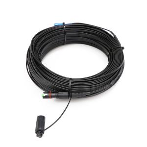 Customized 1 Fiber FTTH Solution Drop Cable MINI IP OptiTap To SC APC